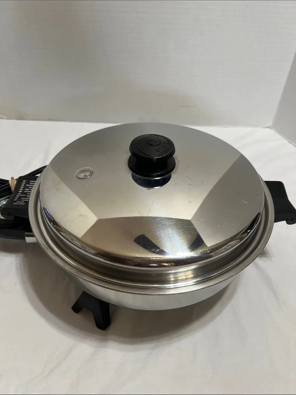 Saladmaster 11” Stainless Steel Electric Oil Core Skillet